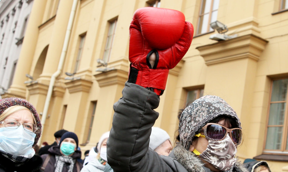 Protestuotojai Baltarusijoje