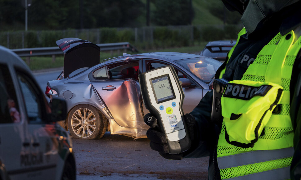 Avarija sukelta girto vairuotojo