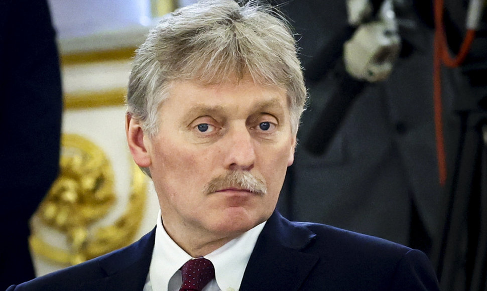 Kremliaus atstovas spaudai Dmitrijus Peskovas