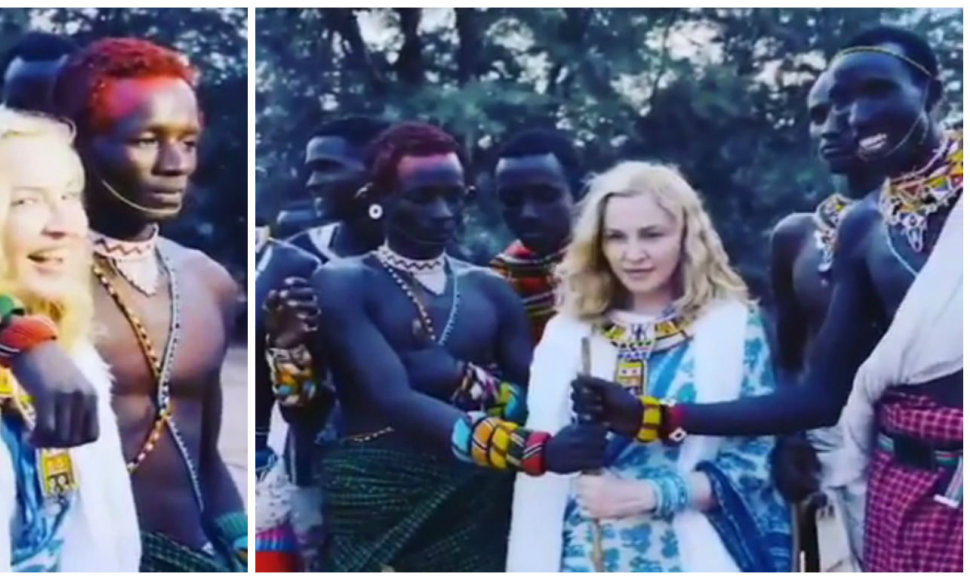 Madonnos viešnagė Kenijoje