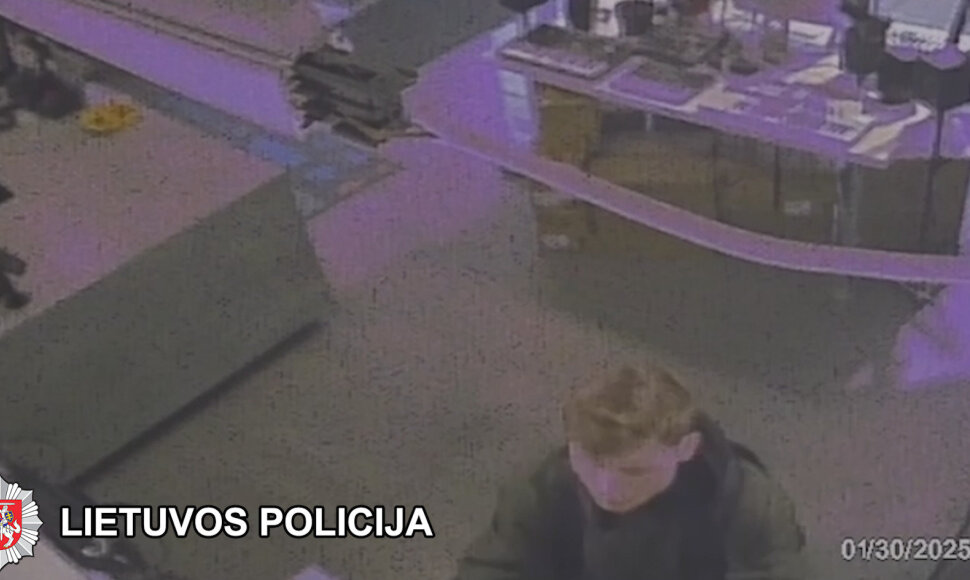 Policijos ie&scaron;komas asmuo