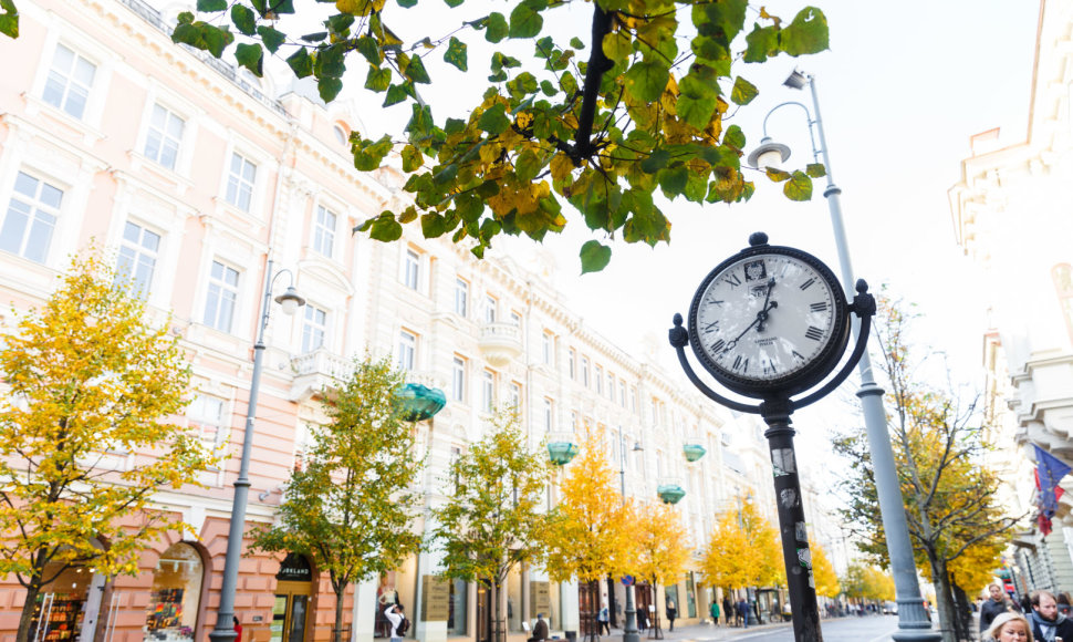Laikrodžiai Vilniaus gatvėse