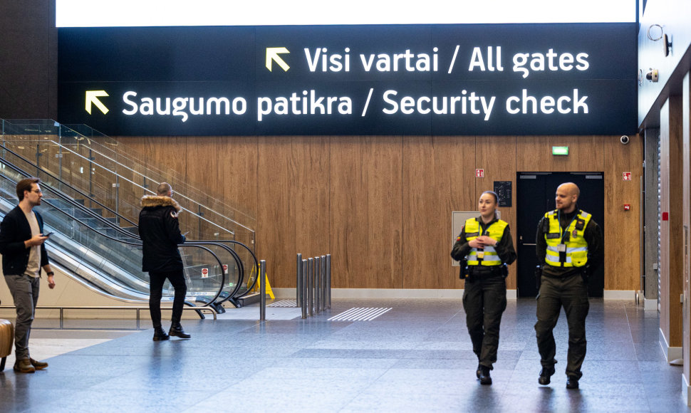 Vilniaus oro uosto naujojo išvykimo terminalo masinis testavimas