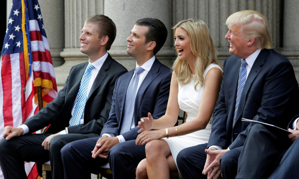 Ericas Trumpas, Donaldas Trumpas jaunesnysis, Ivanka Trump, Donaldas Trumpas
