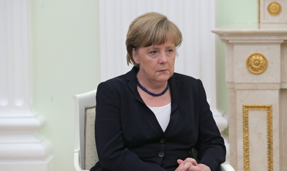 Angela Merkel vieši Maskvoje