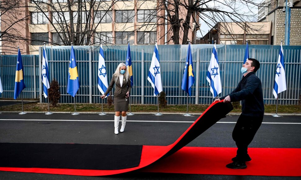 Izraelis ir Kosovas vasario 1 dieną užmezgė diplomatinius santykius