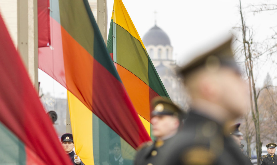 Valstybės vėliavos pakėlimo ceremonija 