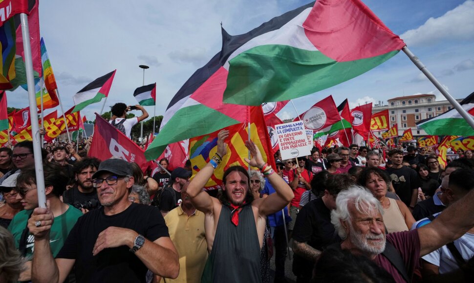 Protestai Italijoje