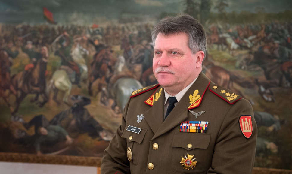 Lietuvos kariuomenės vadas generolas majoras Jonas Vytautas Žukas