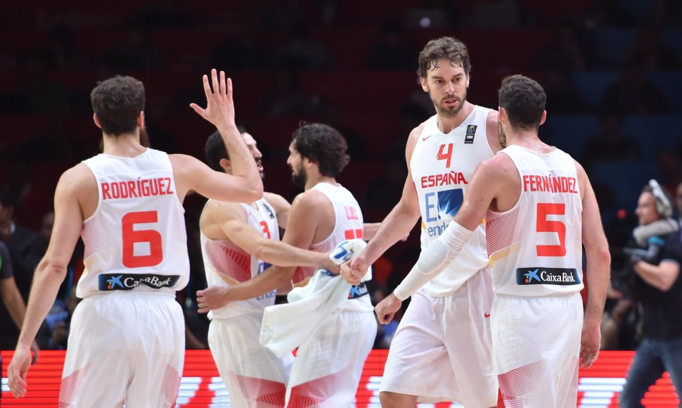 Eurobasket 2015: Ispanija – Prancūzija