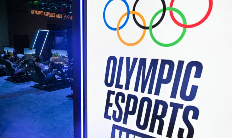 Esporto olimpinių žaidynių logotipas / ROSLAN RAHMAN / AFP