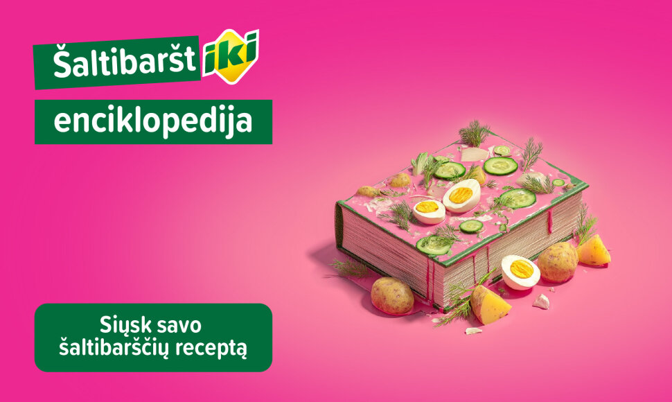„Iki“ kviečia drauge kurti šaltibarščių receptų knygą „ŠaltibarštIKI enciklopedija“: siųskite savo receptą ir laimėkite prizų