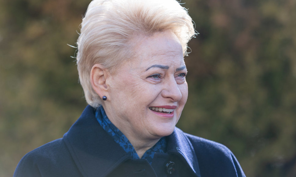 Dalia Grybauskaitė balsavo antrajame savivaldos rinkimų ture