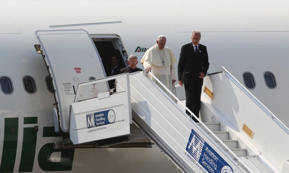 Popiežius Pranciškus atvyko į Centrinės Afrikos Respubliką