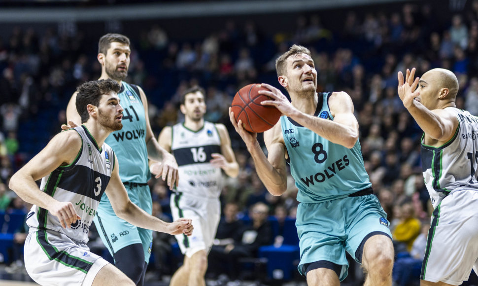 Europos taurės turnyras: „Wolves“ – Badalonos „Joventut“