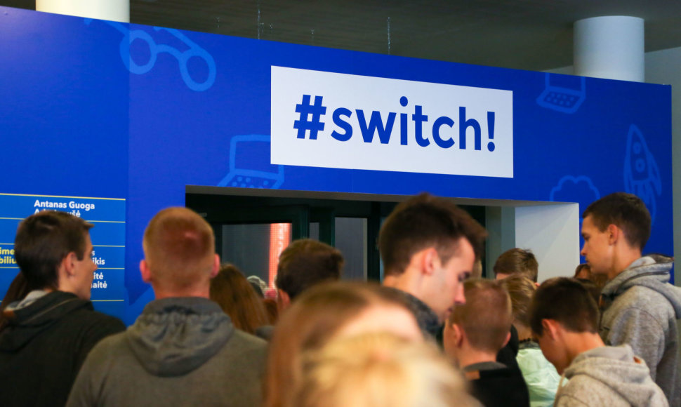 #SWITCH! – modernių technologijų ir verslumo renginio akimirka