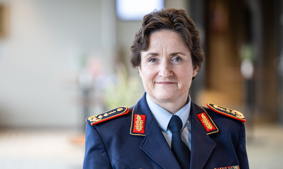 Vokietijos kariuomenės vado pavaduotoja generolė leitenantė Nicole Schilling / Paulius Peleckis / BNS