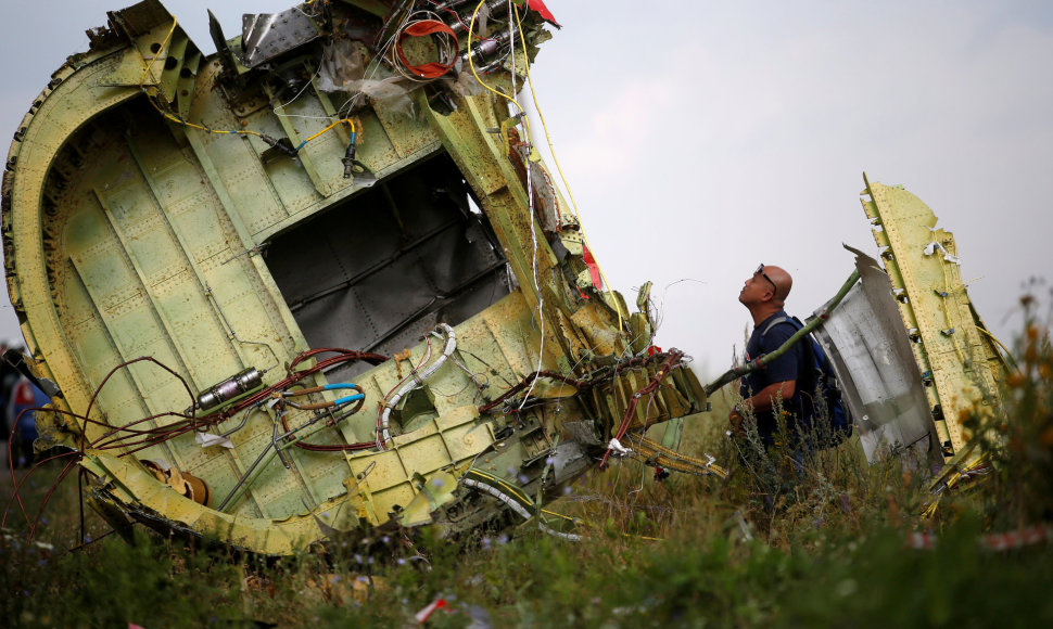 „Malaysia Airlines“ reiso MH17 keleivinio lainerio nuolaužos