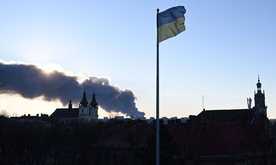 Karas Ukrainoje / YURIY DYACHYSHYN / AFP