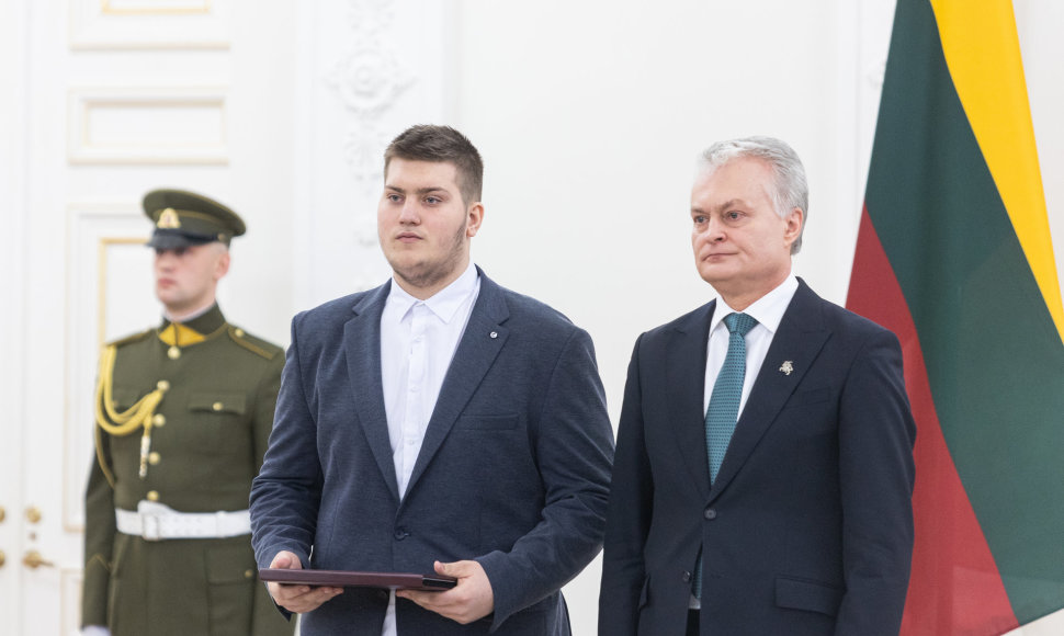 Valstybės apdovanojimų iteikimo ceremonija