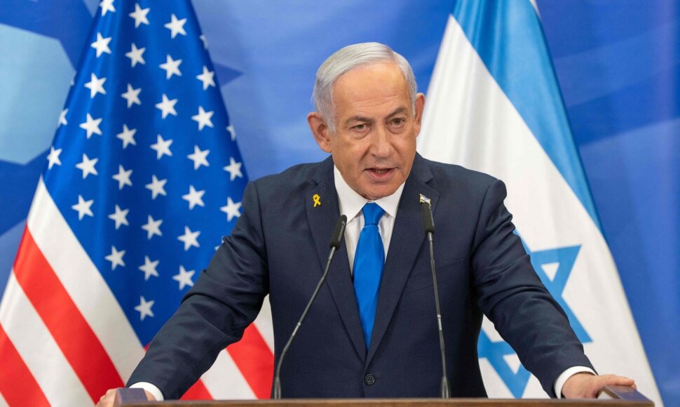 Benjaminas Netanyahu / OHAD ZWIGENBERG / AFP