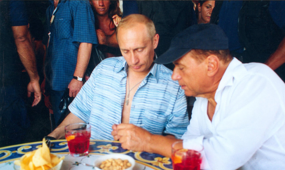 Vladimiras Putinas ir Silvio Berlusconi