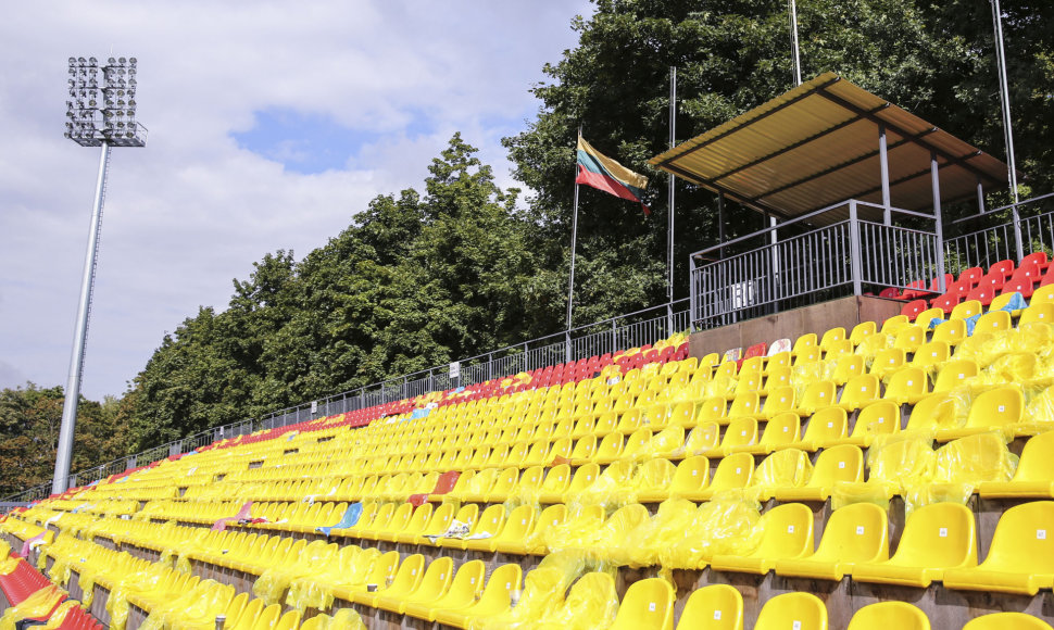 Trečiadienį LFF stadione Vilniuje kabanti Lietuvos vėliava