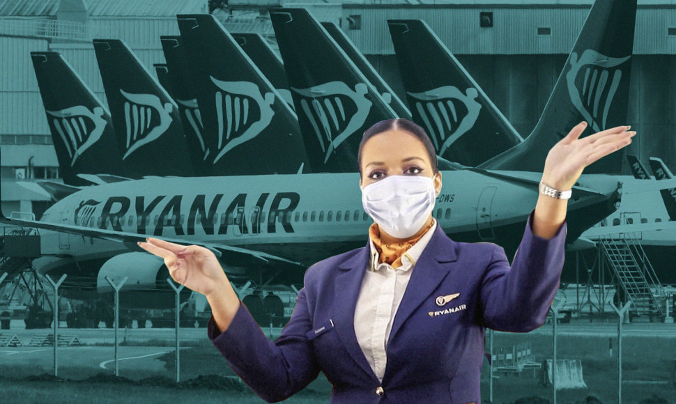 „Ryanair“ atleidžia darbuotojus