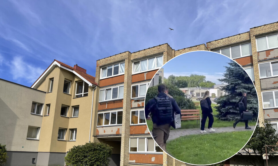 Teisėsauga atliko kratą Palucko brolio ir brolienės bute, prireikė net ugniagesių pagalbos