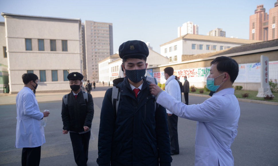 Šiaurės Korėja koronaviruso pandemijos metu