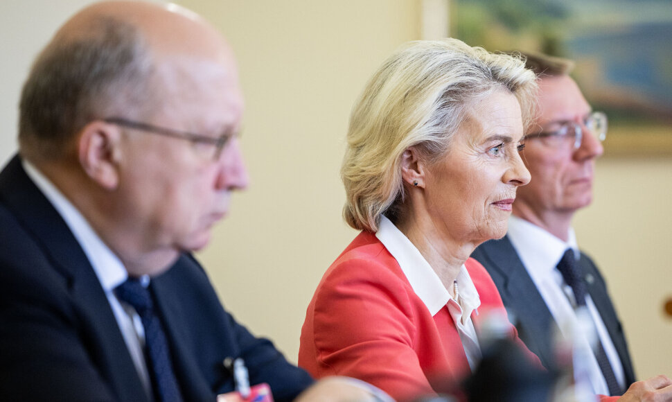 Europos Komisijos Pirmininkės ir Estijos bei Latvijos Prezidentų susitikimas
