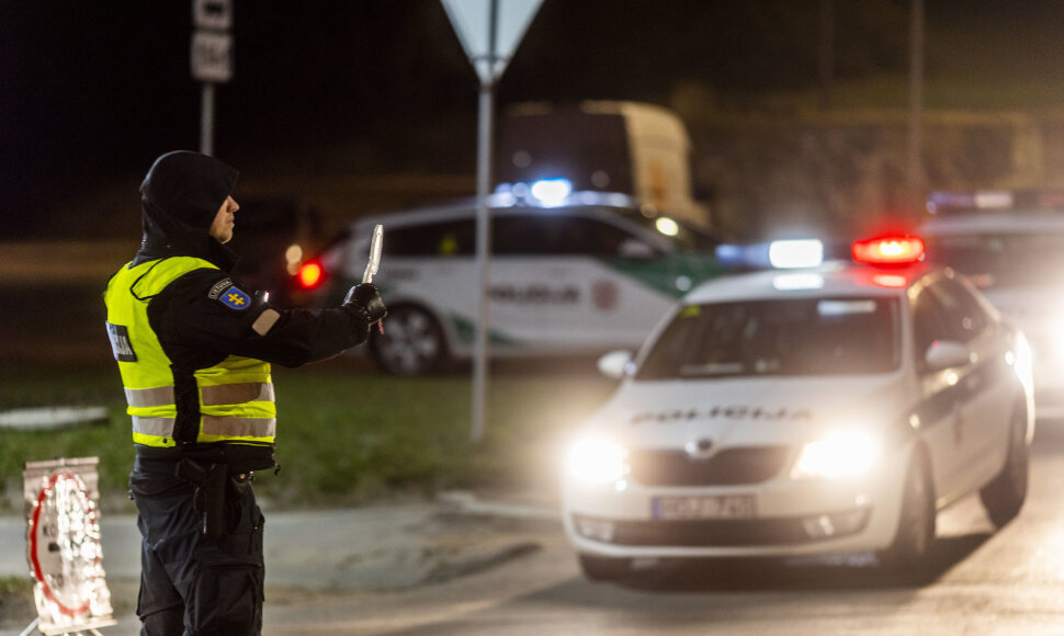Policijos reidas Vilniuje 2022-04-16