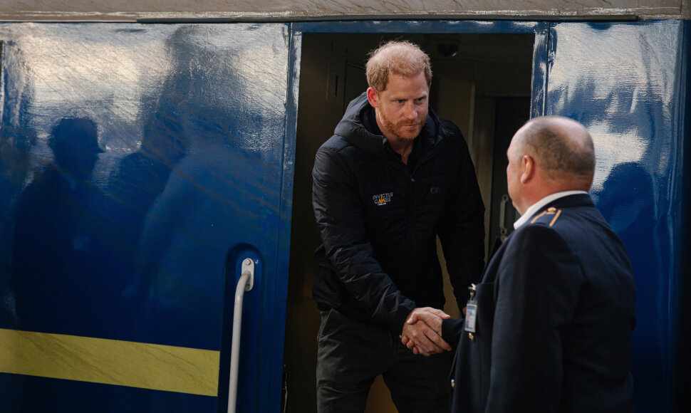 Princas Harry netikėtai atvyko į Ukrainą