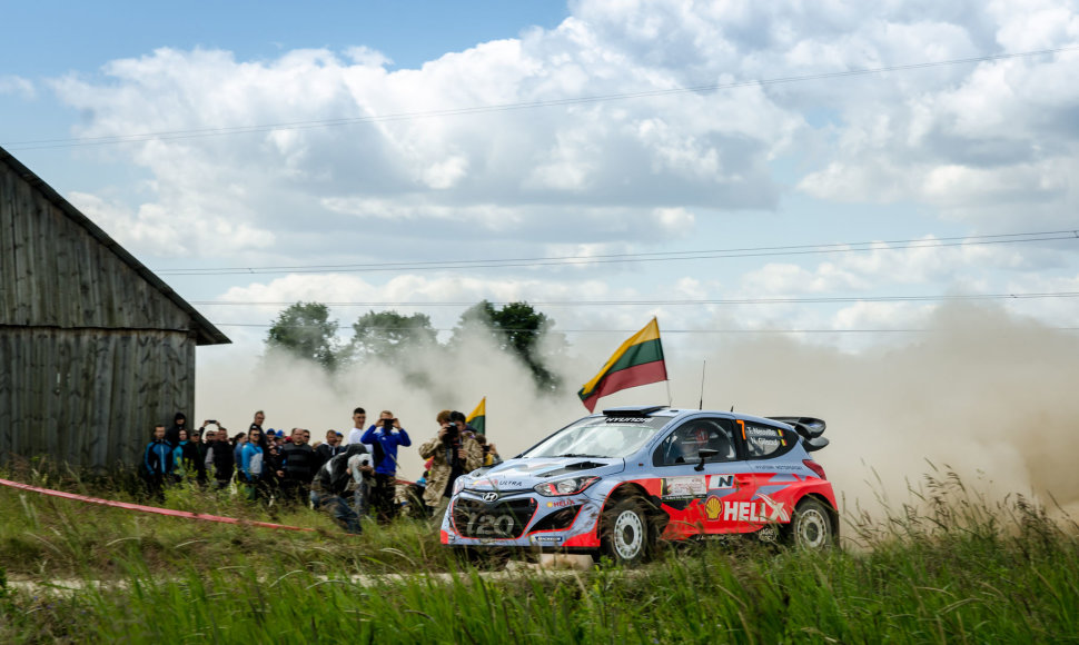 WRC etapas Lietuvoje. Manto Volungevičiaus nuotr.
