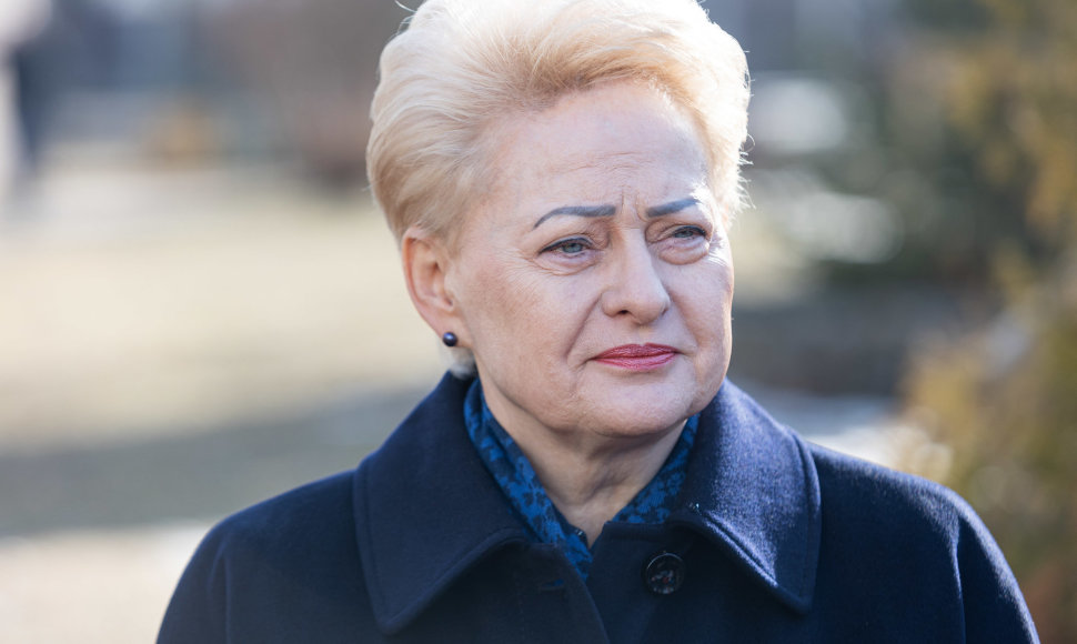 Dalia Grybauskaitė balsavo antrajame savivaldos rinkimų ture