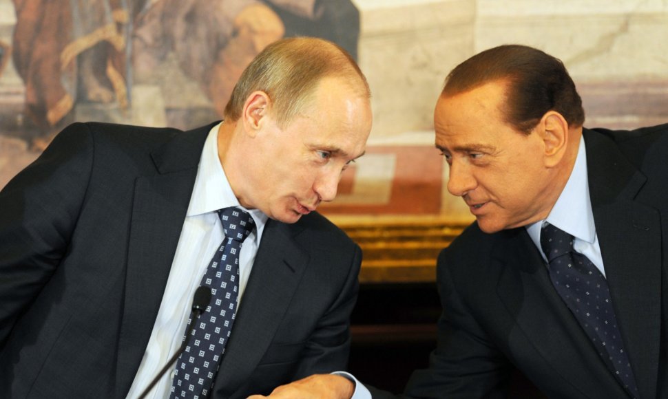 V. Putinas ir S. Berlusconi