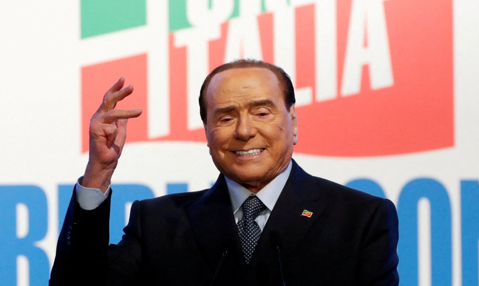 Buvęs Italijos ministras pirmininkas Silvio Berlusconi 