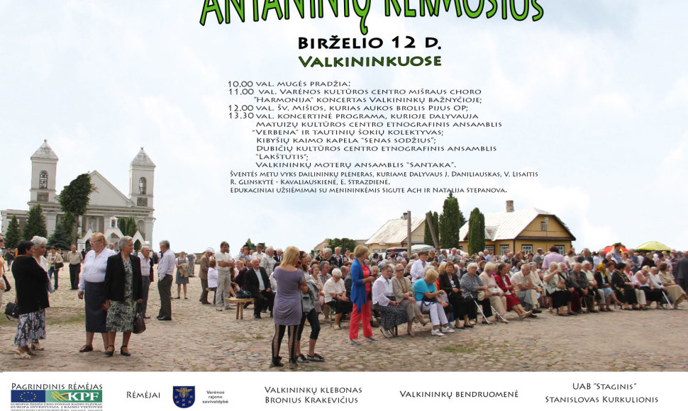 Valkininkuose įvyks „Antaninės 2016“