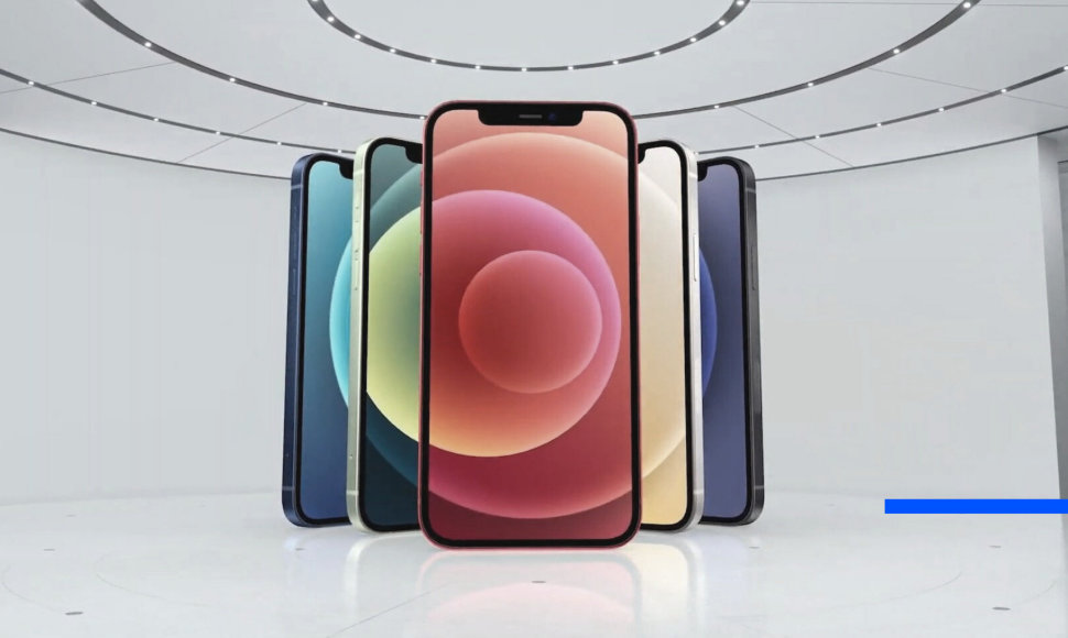 „iPhone 12“ spalvų paletė