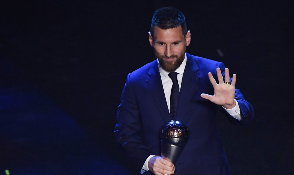 Lionelis Messi triumfavo FIFA geriausio pasaulio futbolininko rinkimuose.