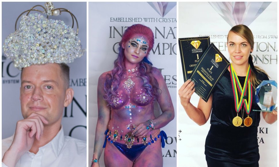 Karolis Murauskas, „Swarovski“ inkrustavimo čempionato modelis, Simona Brazdžionytė, 