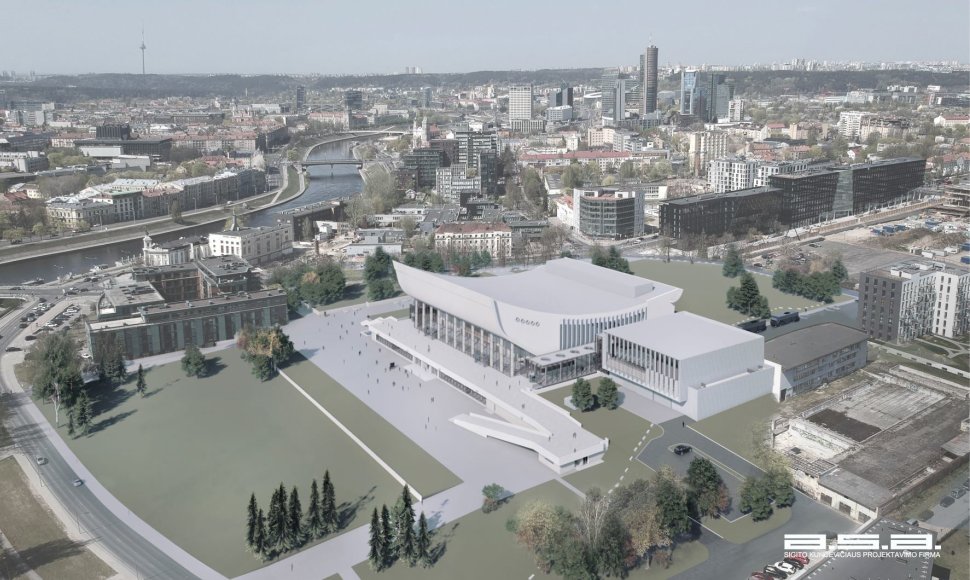 Vilniaus kongresų centro vizualizacija