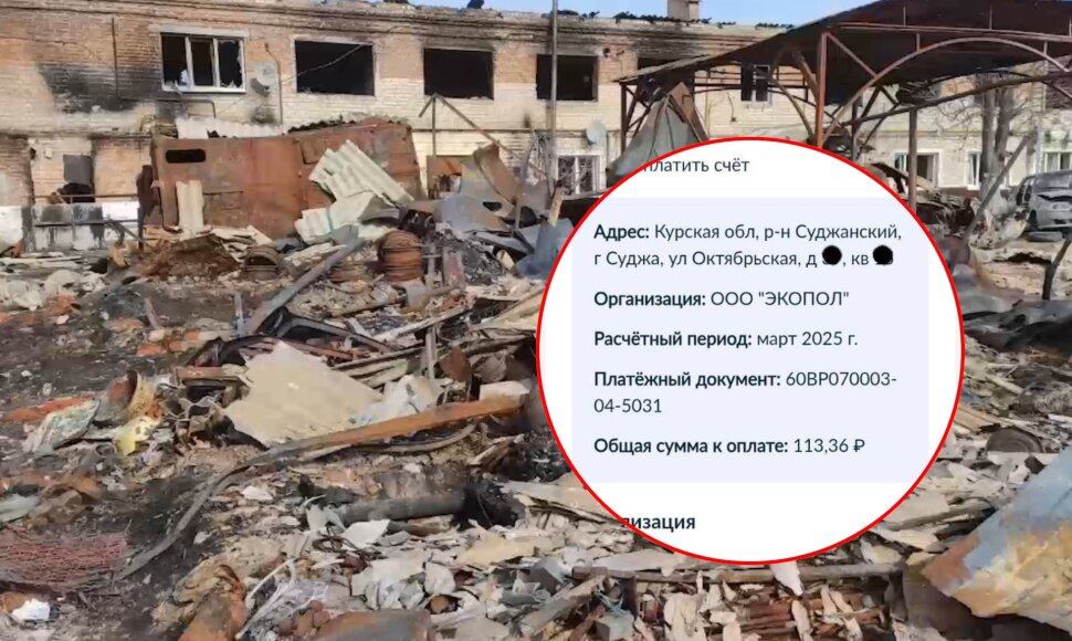 Sudža ir sąskaita už &scaron;iuk&scaron;lių i&scaron;vežimą