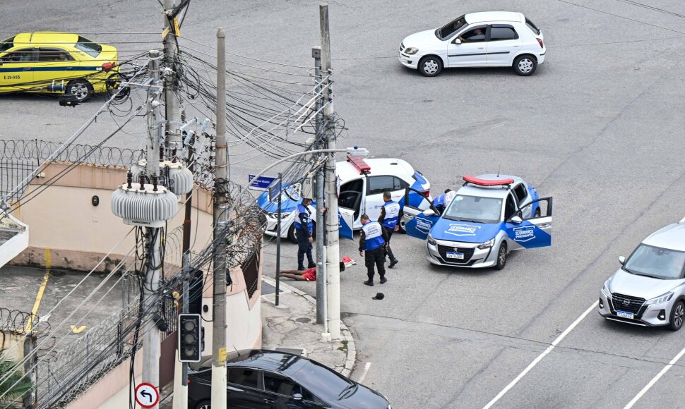 Masinis policijos reidas Rio de Žaneire