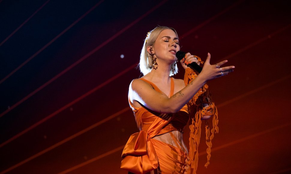 Monika Linkytė pirmoje „Eurovizijos“ repeticijoje