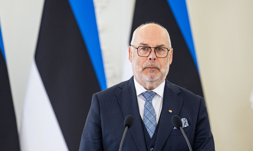 Prezidento Gitano Nausėdos ir Estijos Prezidento Alaro Kariso bendra spaudos konferencija