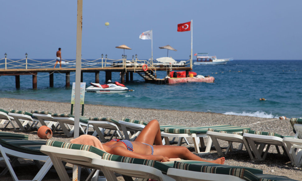 Paplūdimys Antalijoje, Kemere