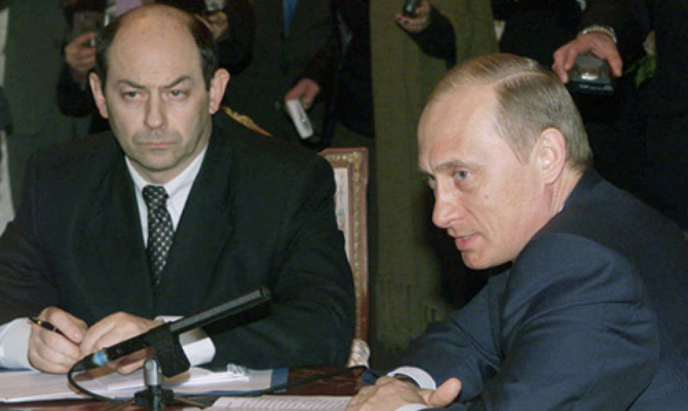 Vladimiras Rušaila ir Vladimiras Putinas
