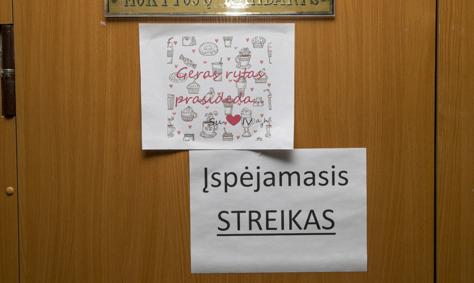 Streikas Pilaitės progimnazijoje