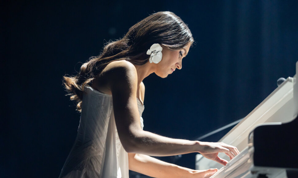 Ievos Dūdaitės pasirodymas „Grand Piano Show“